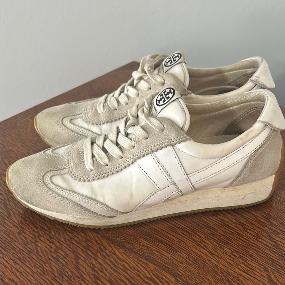 Tory Burch Beige Sneakers